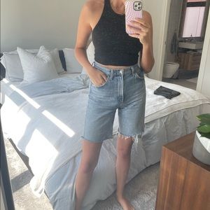 AGOLDE Mid-Thigh Shorts